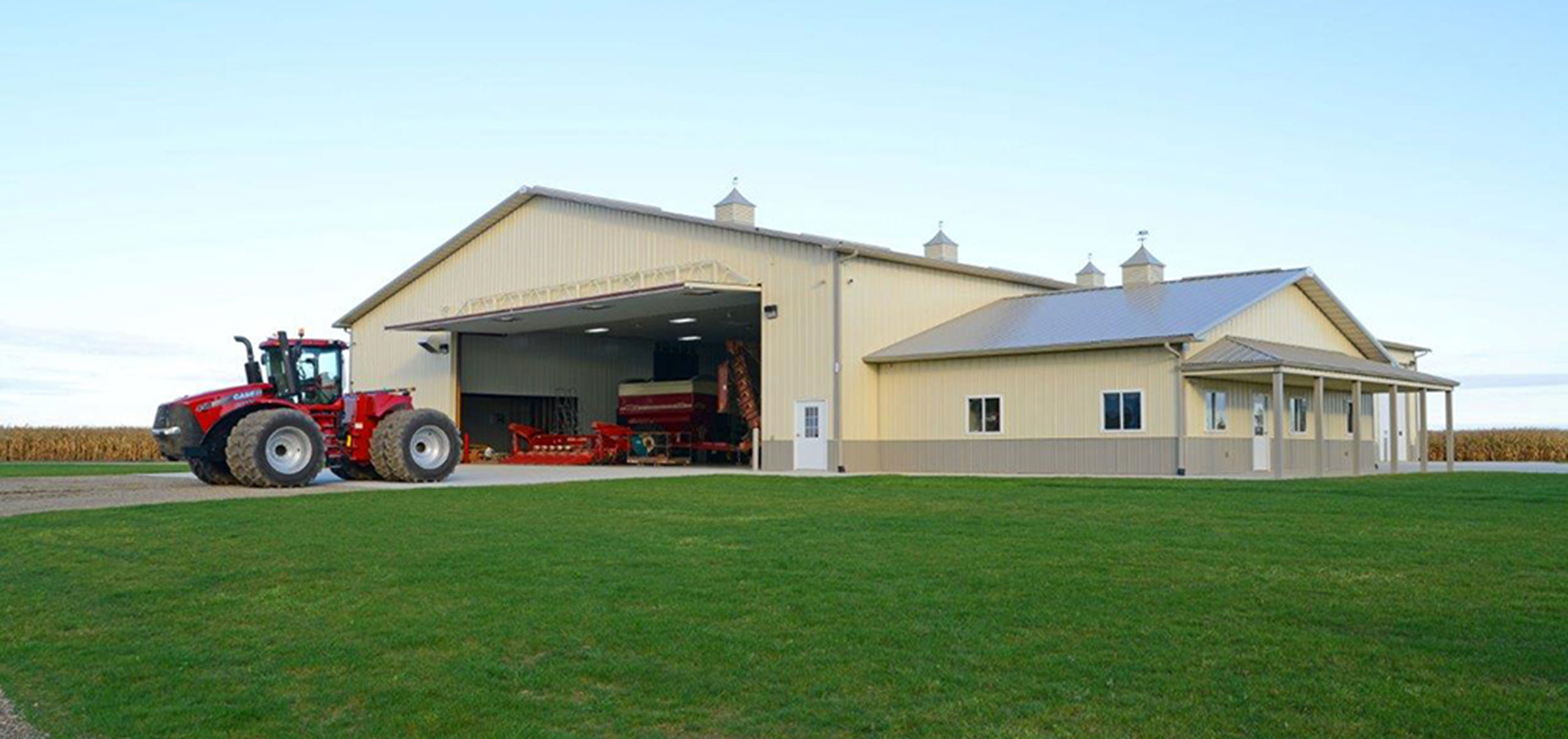 Agriculture Pole Barn Machine Shed