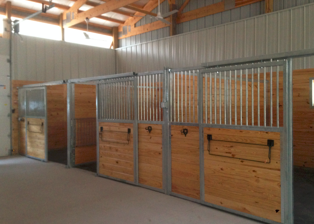 Post-Frame Horse Barn Stables